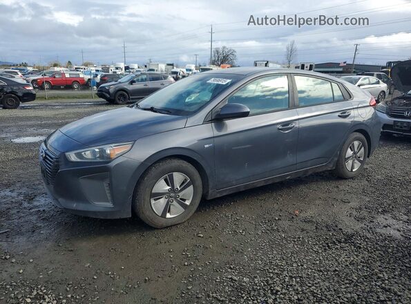 KMHC65LCXKU115159 2019 HYUNDAI IONIQ Синий Передняя левая четверть