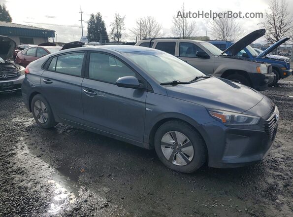 KMHC65LCXKU115159 2019 HYUNDAI IONIQ Синий Передняя правая четверть