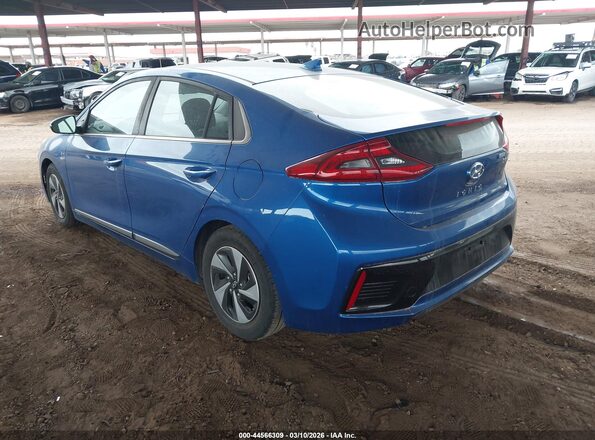 KMHC75LC0JU072916 2018 HYUNDAI IONIQ HYBRID Blue Tył lewy