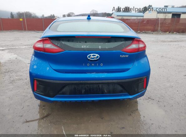 KMHC75LC0JU090624 2018 HYUNDAI IONIQ HYBRID Синий 