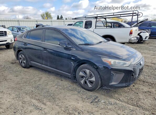 KMHC75LC2HU049650 2017 HYUNDAI IONIQ Черный Передняя правая четверть