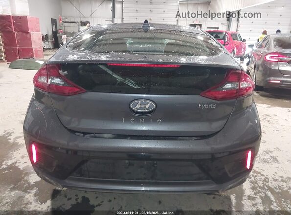 KMHC75LC2HU056257 2017 HYUNDAI IONIQ HYBRID Gray 