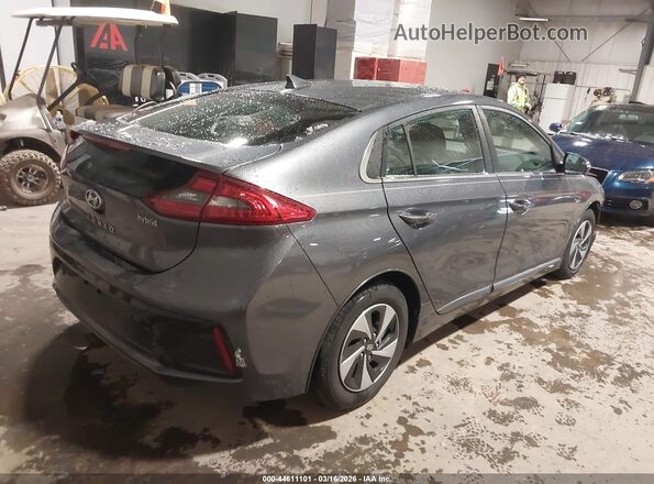 KMHC75LC2HU056257 2017 HYUNDAI IONIQ HYBRID Gray Tył prawy
