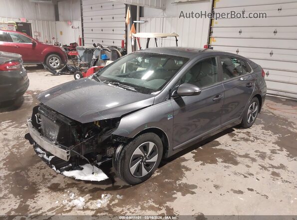 KMHC75LC2HU056257 2017 HYUNDAI IONIQ HYBRID Gray Przód lewy