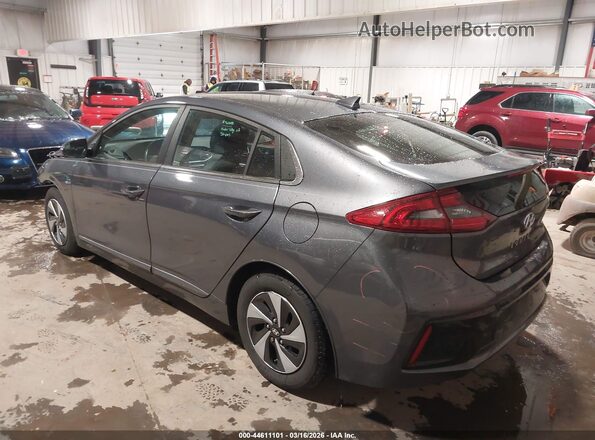 KMHC75LC2HU056257 2017 HYUNDAI IONIQ HYBRID Gray Tył lewy