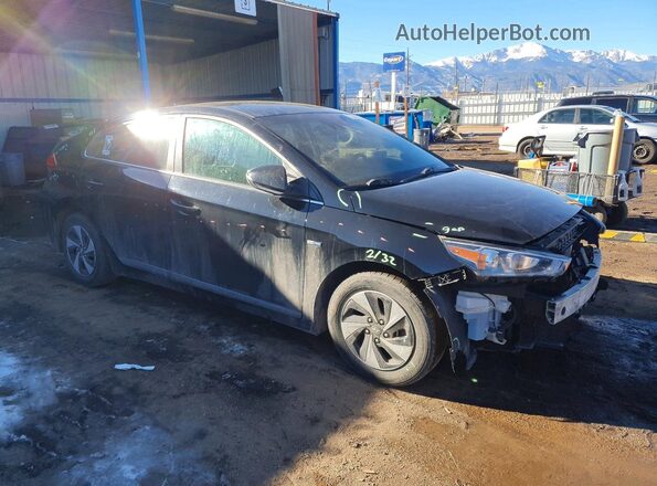 KMHC75LC2JU063800 2018 HYUNDAI IONIQ Black Przód prawy