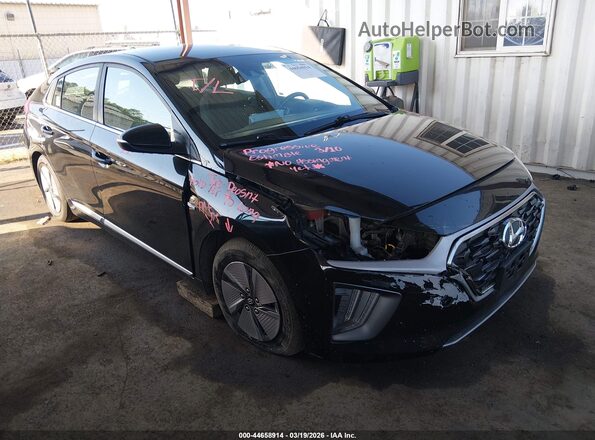 KMHC75LC2LU239960 2020 HYUNDAI IONIQ HYBRID Black წინა მარჯვენა