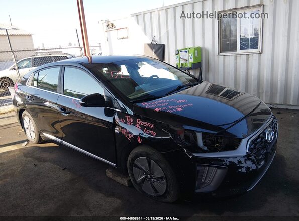 KMHC75LC2LU239960 2020 HYUNDAI IONIQ HYBRID Black უკანა სალონის ხედი