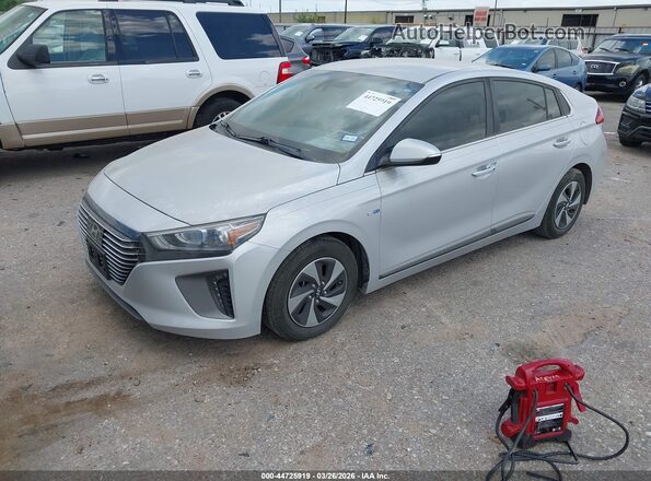 KMHC75LC3KU139767 2019 HYUNDAI IONIQ HYBRID Серый Передняя левая четверть