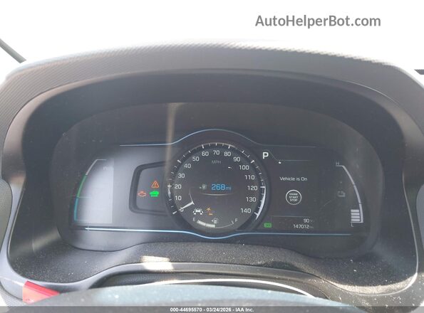 KMHC75LC5KU105782 2019 HYUNDAI IONIQ HYBRID Белый Вид задних сидений