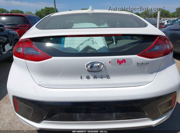 KMHC75LC5KU105782 2019 HYUNDAI IONIQ HYBRID Белый 