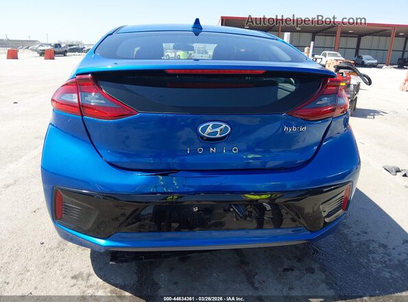KMHC75LC6JU092250 2018 HYUNDAI IONIQ HYBRID Синий Вид спереди