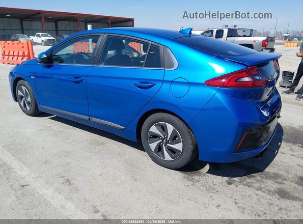 KMHC75LC6JU092250 2018 HYUNDAI IONIQ HYBRID Синий Задняя левая четверть