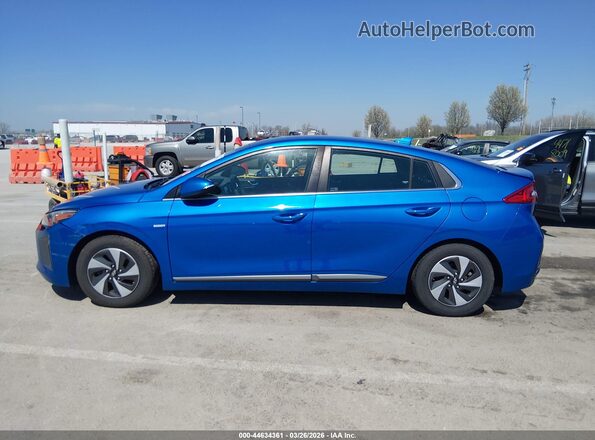 KMHC75LC6JU092250 2018 HYUNDAI IONIQ HYBRID Синий Панорамный вид салона 360°