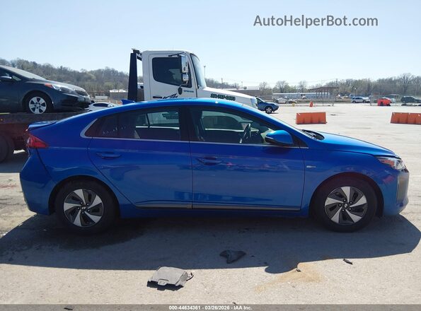 KMHC75LC6JU092250 2018 HYUNDAI IONIQ HYBRID Синий Вид задней части салона