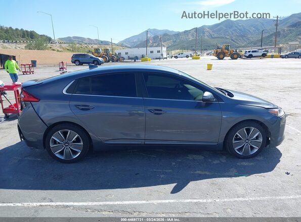 KMHC75LC7KU145149 2019 HYUNDAI IONIQ HYBRID Серый Вид задней части салона