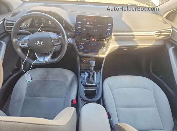 KMHC75LC8MU248549 2021 HYUNDAI IONIQ White Widok deski rozdzielczej