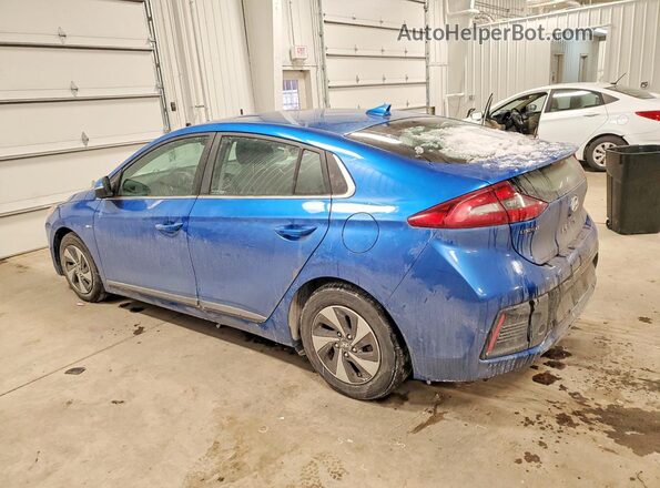 KMHC75LC9HU047992 2017 HYUNDAI IONIQ Синий Задняя левая четверть