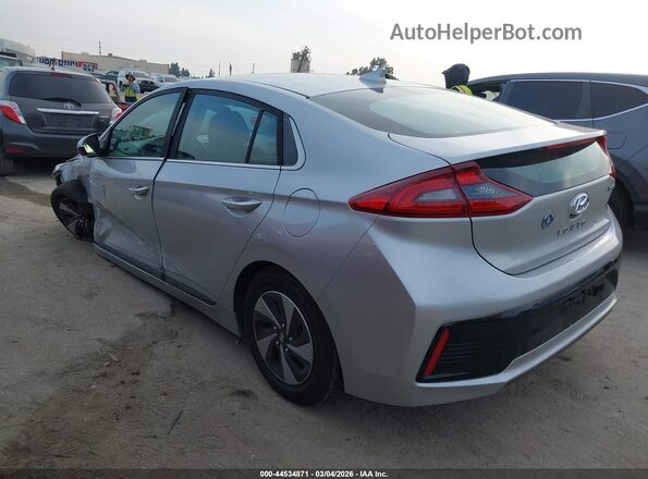 KMHC75LC9JU065818 2018 HYUNDAI IONIQ HYBRID Серебряный Задняя левая четверть