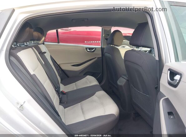 KMHC75LC9JU065818 2018 HYUNDAI IONIQ HYBRID Серебряный Вид наклейки с VIN-кодом