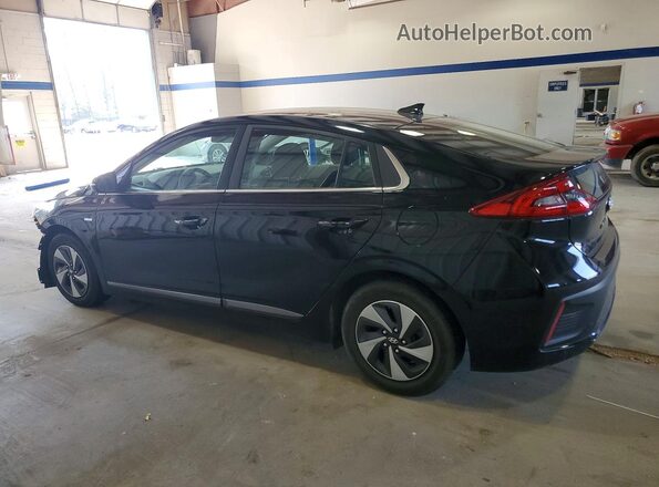 KMHC75LCXJU061809 2018 HYUNDAI IONIQ Black უკანა მარცხენა