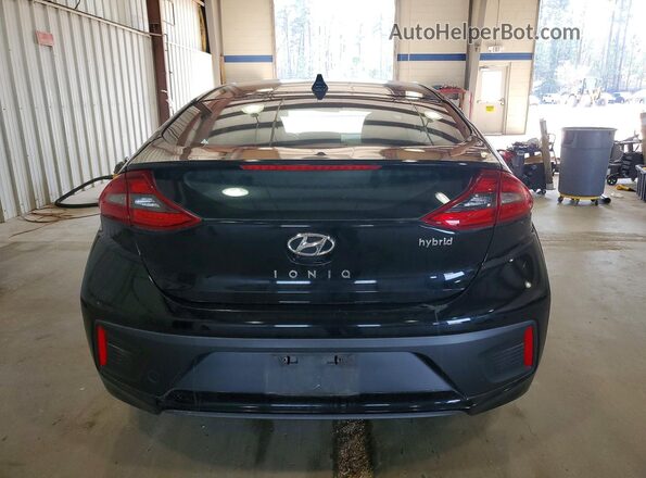 KMHC75LCXJU061809 2018 HYUNDAI IONIQ Black უკანა ხედი