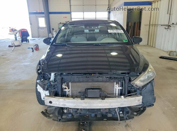 KMHC75LCXJU061809 2018 HYUNDAI IONIQ Black წინა ხედი