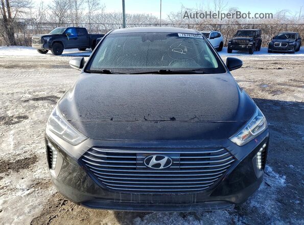 KMHC75LD1JU096408 2018 HYUNDAI IONIQ Черный Вид спереди