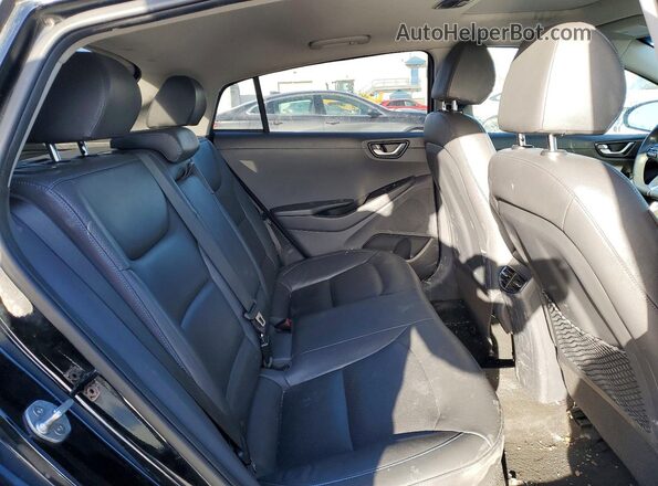KMHC75LD1JU096408 2018 HYUNDAI IONIQ Черный Вид задних сидений