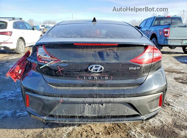 KMHC75LD1JU096408 2018 HYUNDAI IONIQ Черный Вид сзади