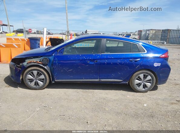 KMHC75LD5KU158832 2019 HYUNDAI IONIQ PLUG-IN HYBRID Синий 