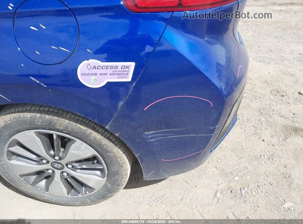 KMHC75LD5KU158832 2019 HYUNDAI IONIQ PLUG-IN HYBRID Синий 