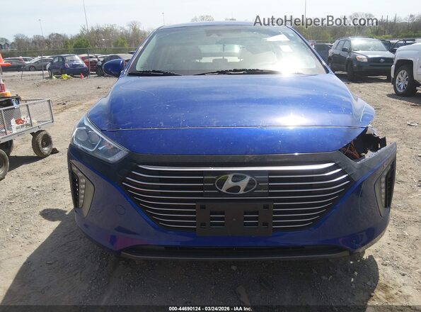 KMHC75LD5KU158832 2019 HYUNDAI IONIQ PLUG-IN HYBRID Синий Вид задней части салона
