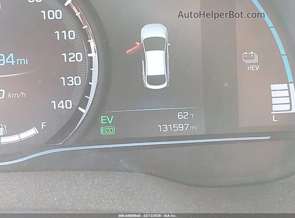 KMHC75LD7KU105677 2019 HYUNDAI IONIQ PLUG-IN HYBRID Синий 