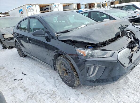KMHC75LJ0MU081828 2021 HYUNDAI IONIQ Black Передня права чверть
