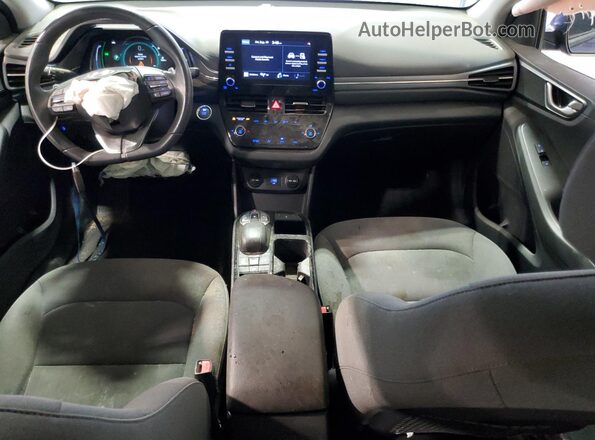KMHC75LJ6MU079100 2021 HYUNDAI IONIQ Синий Вид щитка приборов