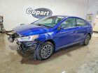 2021 Hyundai Ioniq Se Синий vin: KMHC75LJ6MU079100
