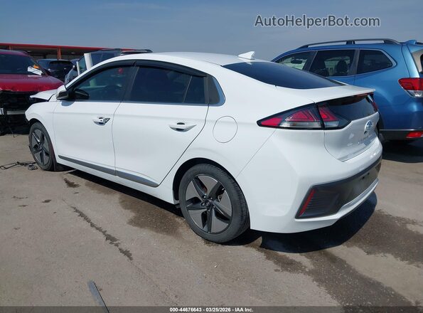 KMHC85LC0NU277882 2022 HYUNDAI IONIQ HYBRID White უკანა მარცხენა