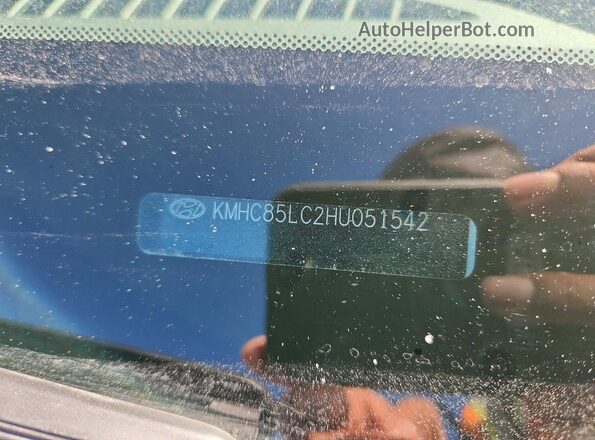 KMHC85LC2HU051542 2017 HYUNDAI IONIQ Белый Вид подкапотного пространства