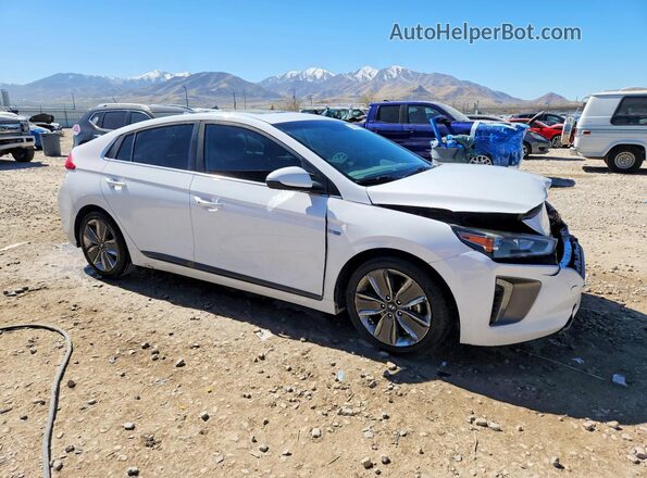 KMHC85LC2HU051542 2017 HYUNDAI IONIQ Белый Передняя правая четверть