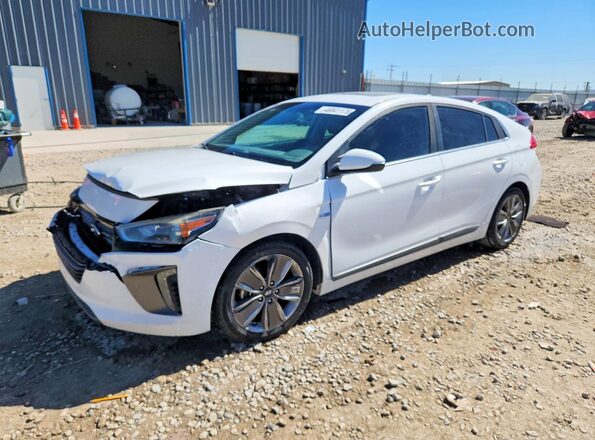 KMHC85LC2HU051542 2017 HYUNDAI IONIQ Белый Передняя левая четверть