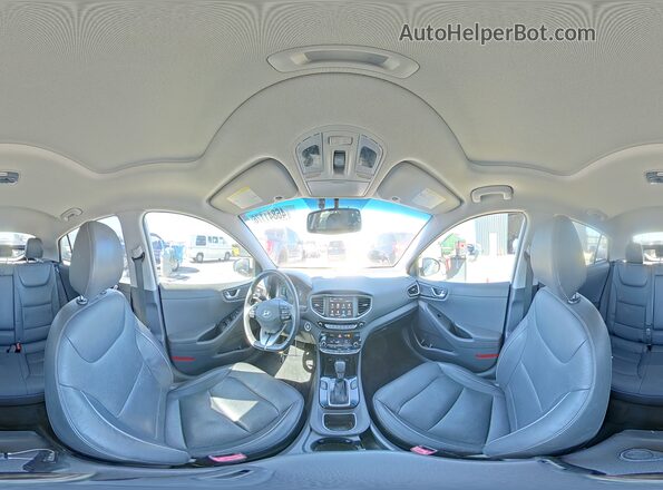 KMHC85LC2HU051542 2017 HYUNDAI IONIQ Белый Вид наклейки с VIN-кодом