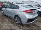 2018 Hyundai Ioniq Hybrid Limited Silver vin: KMHC85LC3JU075094