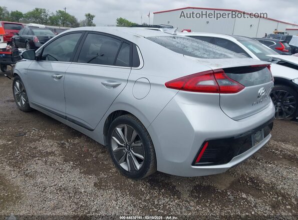 KMHC85LC3JU075094 2018 HYUNDAI IONIQ HYBRID Silver უკანა მარცხენა