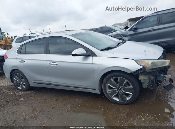 KMHC85LC3JU075094 2018 HYUNDAI IONIQ HYBRID Silver სალონის 360-გრადუსიანი ხედი