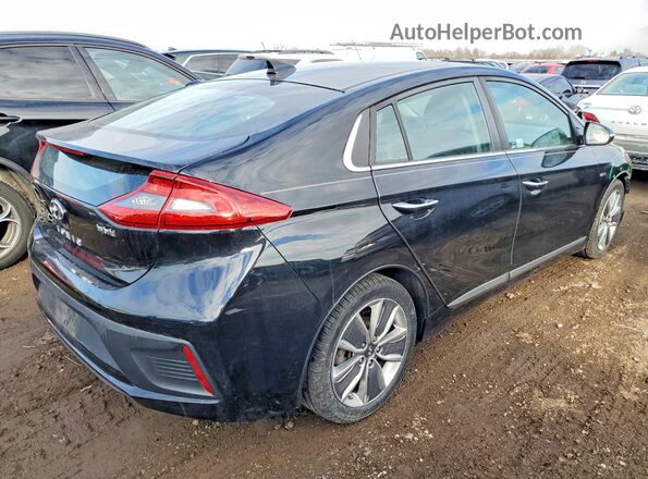 KMHC85LC5JU071984 2018 HYUNDAI IONIQ Черный Задняя правая четверть