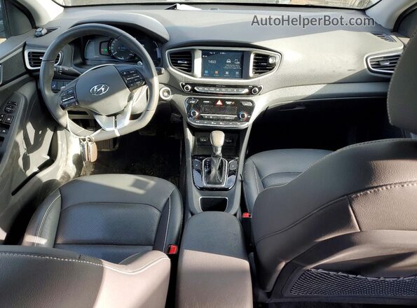 KMHC85LC5JU071984 2018 HYUNDAI IONIQ Черный Вид панели приборов