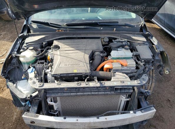 KMHC85LC5JU071984 2018 HYUNDAI IONIQ Черный Вид задней части салона