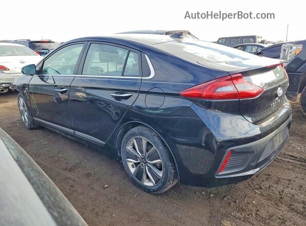 KMHC85LC5JU071984 2018 HYUNDAI IONIQ Черный Задняя левая четверть