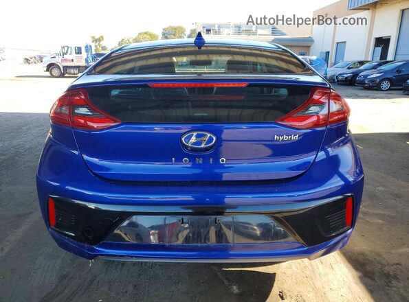 KMHC85LC6KU120644 2019 HYUNDAI IONIQ Синий Вид сзади